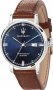 MASERATI Eleganza Brown Leather Strap R8851130003