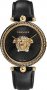 VERSACE Pallazo Empire Gold Black Leather Strap VCO020017