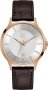 GUESS Collection Rose Gold Brown Leather Strap Y38003G1