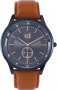 VISETTI Glorious Brown Leather Strap ZE-625BK