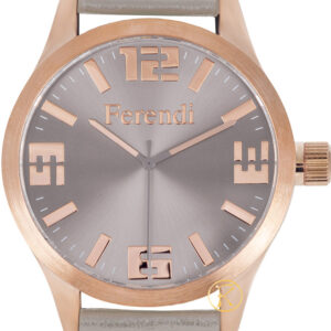 Ferendi Spurt Gray Leather Strap 1020- 1