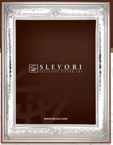 Ασημένια κορνίζα γάμου Slevori code103