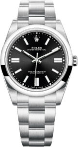 ROLEX Black Dial Oyster Perpetual 41 124300