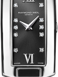 Raymond Weil Shine Black Diamond Dial Ladies 1500-ST-00785
