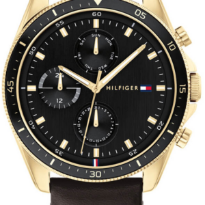Tommy Hilfiger Parker Brown Leather Strap 1791836