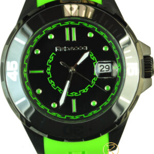REBECCA Griffe Green Rubber Strap AGRONV81