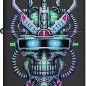 Zippo Cyber Skull Design 48516