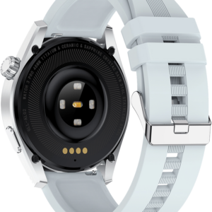 DAS.4 SG48 Smartwatch Silver Silicone Strap 203050282