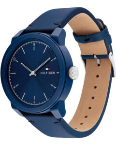 Tommy Hilfiger Denim Blue Leather Strap 1710543