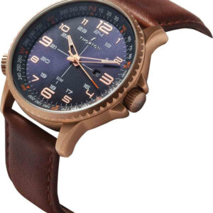 Thorton Kalf Brown Leather Strap 9202151