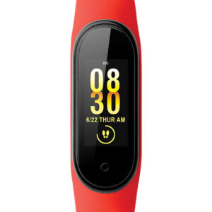 DAS.4 CN40 Fitness Tracker Red Silicone Strap 50243