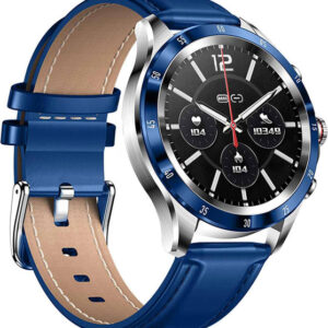 DAS.4 SQ22 Smartwatch Blue Leather Strap 65011
