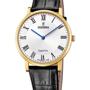 Festina Black Leather Strap F20016/4