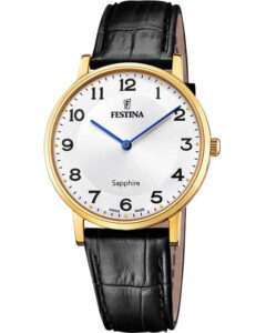 Festina Black Leather Strap F20016/5