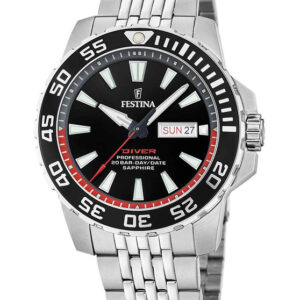 Festina Diver Silver Stainless Steel Bracelet F20661/3