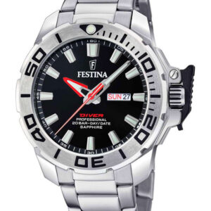 Festina Diver Silver Stainless Steel Bracelet F20665/4