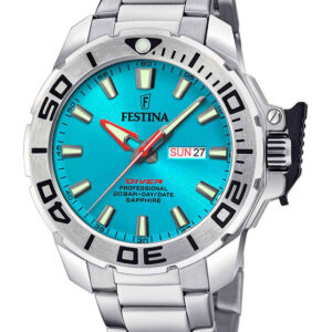 Festina Diver Silver Stainless Steel Bracelet F20665/6