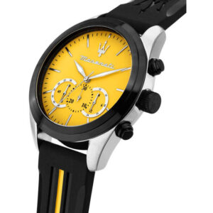Maserati Τraguardo Chronograph Black Rubber Strap R8871612045