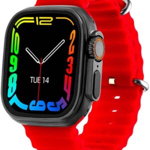 DAS.4 SU09 Smartwatch Red Silicone Strap 65047