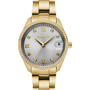 Vogue Reina Mini Crystals Gold Stainless Steel Bracelet 614345