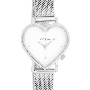 Oozoo Timepieces Silver Metallic Bracelet C11413