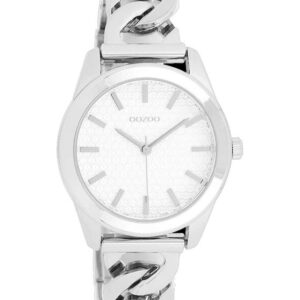 Oozoo Timepieces Silver Metallic Bracelet C11418