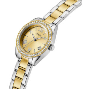 Guess Mini Luna Crystals Two Tone Stainless Steel Bracelet GW0841L2