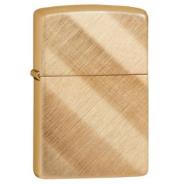 Zippo Diagonal Weave Brass 29675