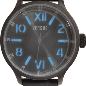 Versus City SS Ip Black Strap Sil 3C7050
