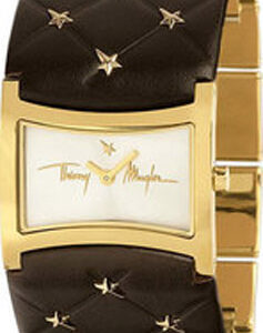 Thierry Mugler Dark Brown Leather Strap 4702602