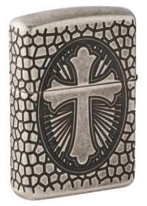 Zippo 49160 Armor® St. Christopher Metal Design