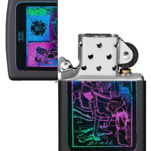 Zippo 49698 Black Light Tarot Card Design