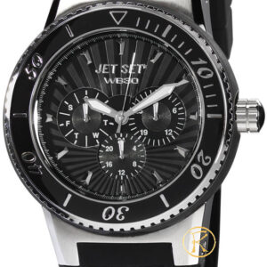 JET SET WB30 Black Rubber Strap J64444-237
