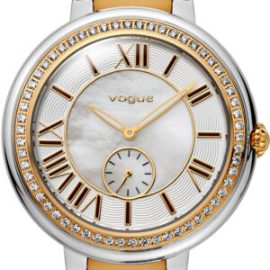Vogue Red Carpet Crystal Two Tone Stainless Steel Bracelet 77016.1