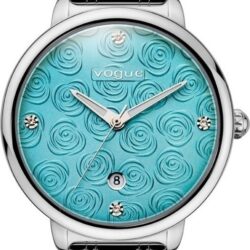 VOGUE Floral Crystals Stainless Steel Bracelet 810982