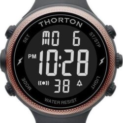 THORTON Sigurd Black Rubber Strap 9101305