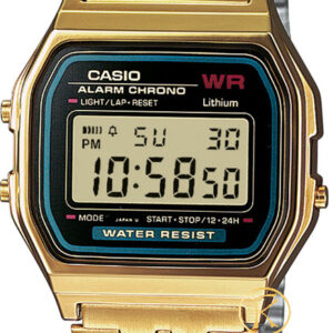 CASIO Collection Gold Stainless Steel A-159WGEA-1EF