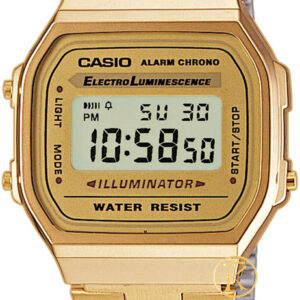 CASIO Collection Gold Stainless Steel A-168WG-9EF