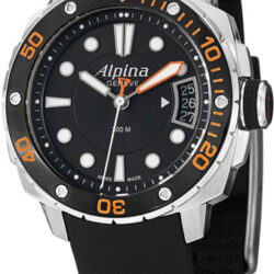 ALPINA Extreme Diver Ladies Black Rubber Strap AL-240LBO3V6