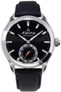 ALPINA Smartwatch Black Leather Strap AL-285BS5AQ6