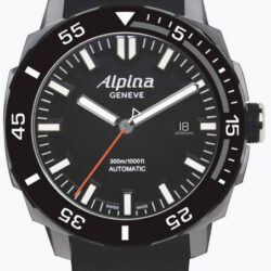 ALPINA Adventure Divers Automatic Black Rubber Strap AL-525LB4V6