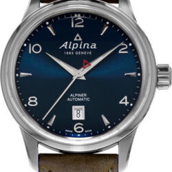 ALPINA Alpiner Automatic Brown Leather Strap AL-525N4E6