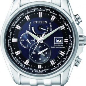 CITIZEN Eco-Drive Radio Controlled Stainless Steel Chronograph AT9030-55L