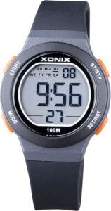 XONIX BBE-005 Black Rubber Strap