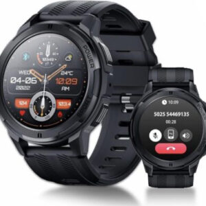 OUKITEL Smartwatch BT10/ C25 BT Call , 123 Sports, 1.43 Inch AMOLED Display Μαύρο