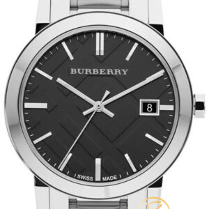 BURBERRY Black Dial Stainless Steel BU9001