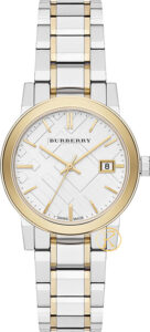 Burberry Watch Women's Swiss Two Tone Stainless Steel Bracelet BU9115