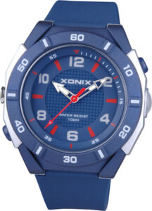 XONIX CAQ-003 Blue Rubber Strap