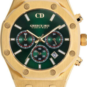 CARLO DALI Greece 2021 Chronograph Metal Green Limited CD.WA.0151.0259.GO.02