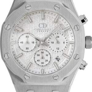 CARLO DALI Chronograph Silver, White CD.WA.0159.0269.01